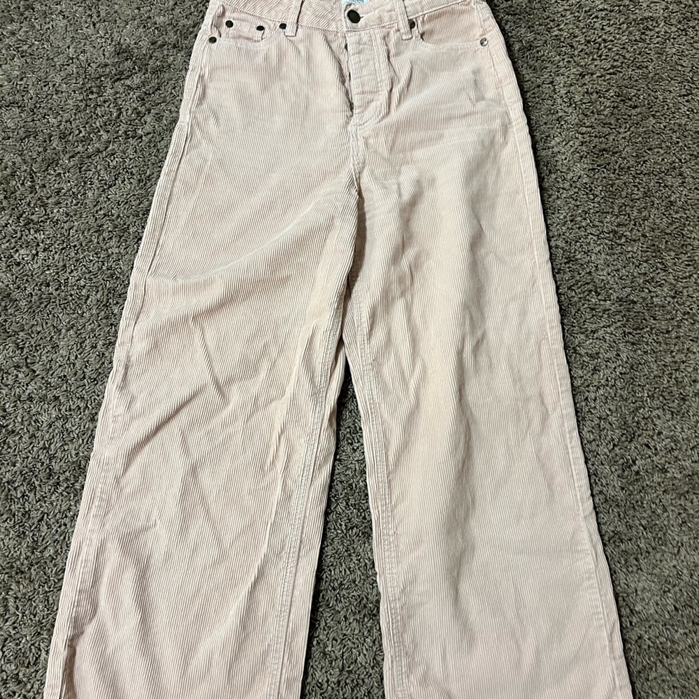 Women's Cream Straight Leg Pants